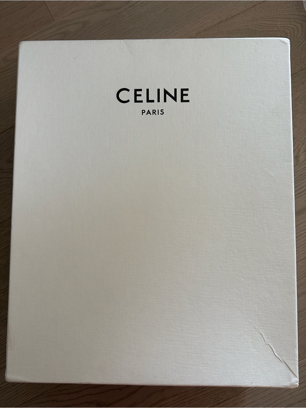 Authentic Celine Paris EMPTY Shoe Box ONLY Size 15”x12”
